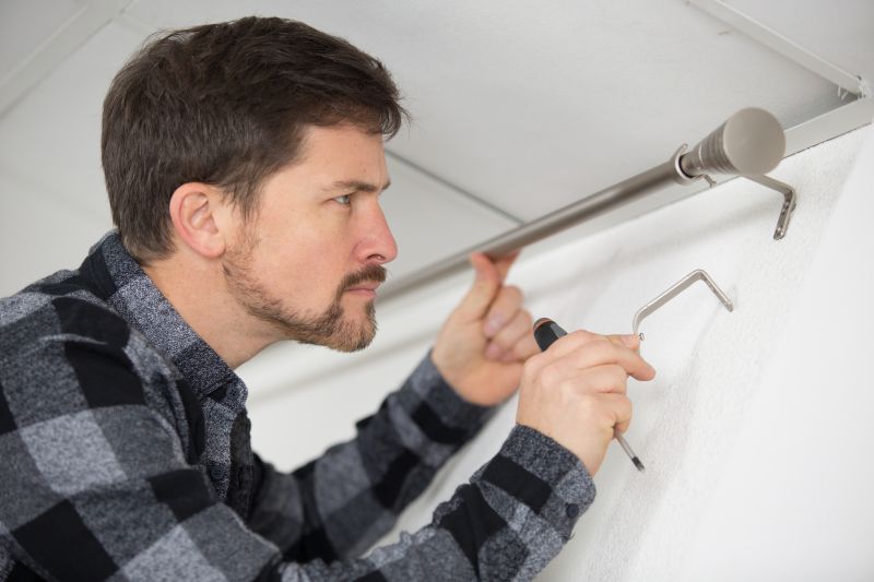 Installed Curtain Track